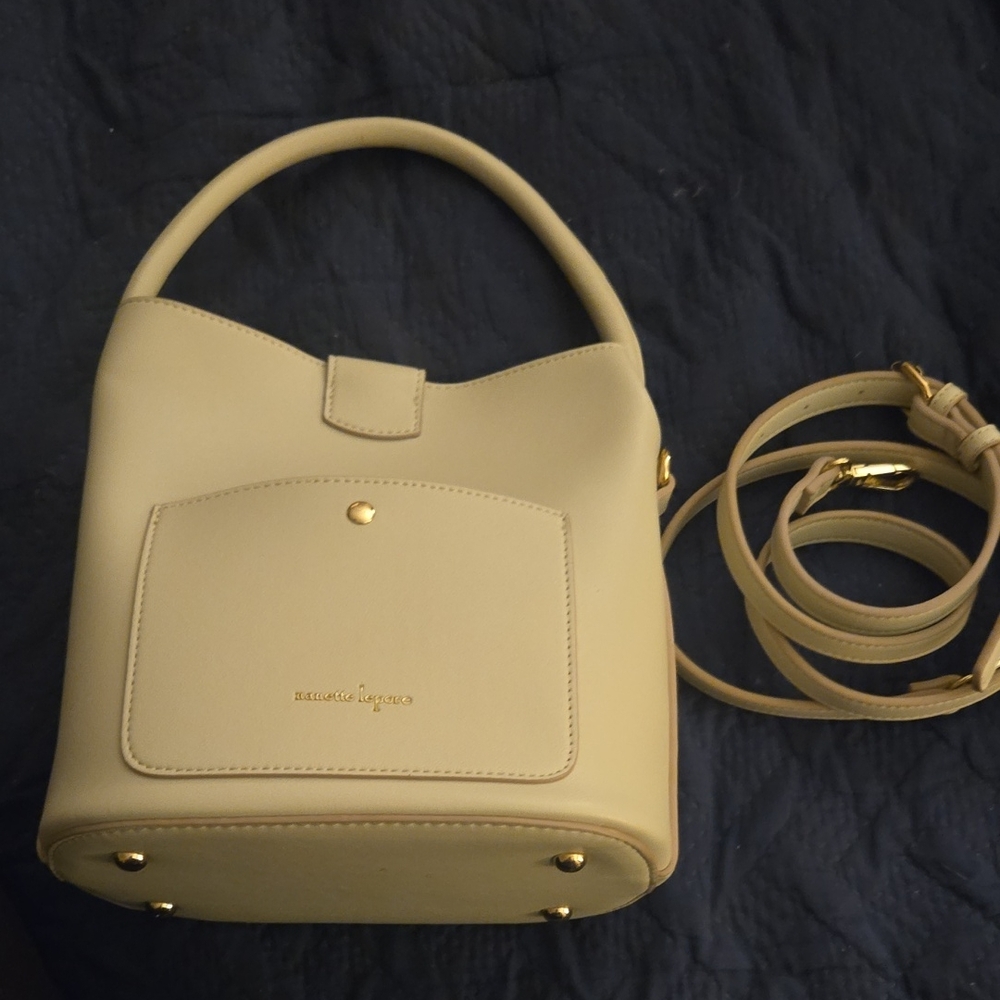 Stylish Beige Nanette Lepore Shoulder Bag
